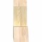 Ekena Millwork Portland Rough Sawn Timber Gable Bracket, Douglas Fir, 36"W x 18"H x 6"D x 6"F, 12/12 Pitch GBW036X18X0606POR00RDF - alternate 4